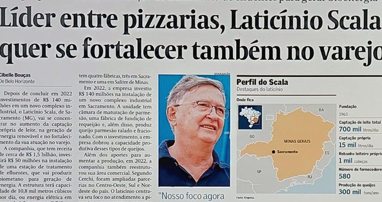 Líder em pizzarias, Laticínio Scala quer se fortalecer também no varejo também no varejo